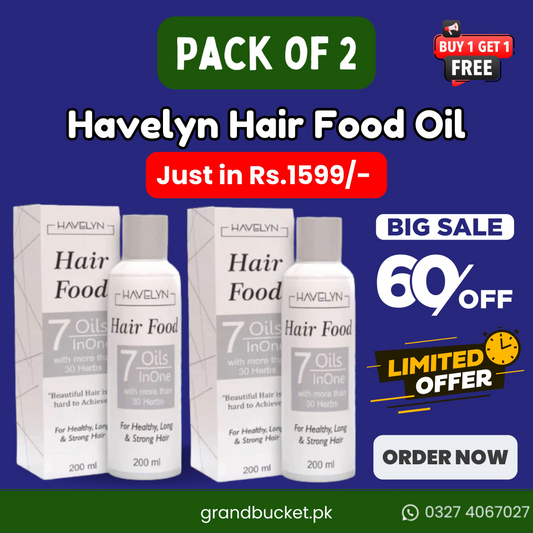 (Special Offer) Pack of 2🔥: Havelyn Hair Food Oil 7 In One